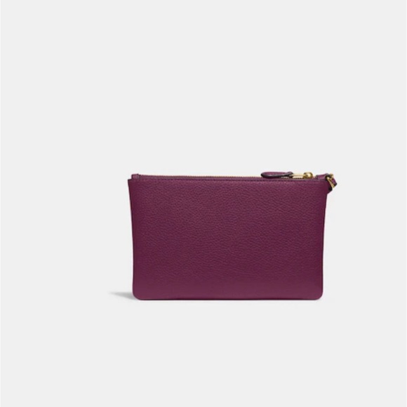 Coach Small Wristlet B4/Deep Berry - Picture 15 of 16